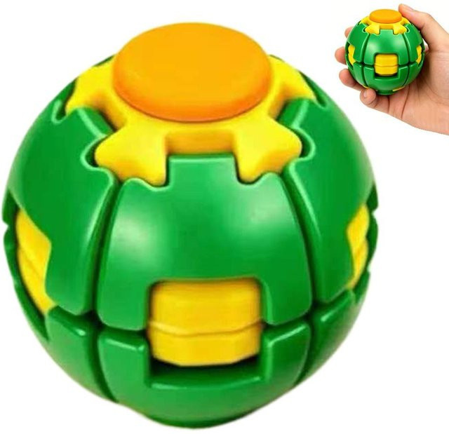 Binchi Outdoor Equipment Fidget Spinner Ball, Zahnrad Dekompression Spielzeug, grün - Bild 1