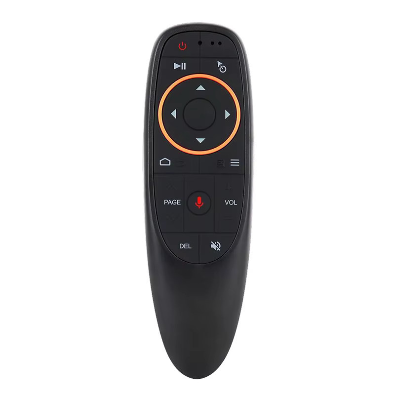 BOXPUT G10S BPR2S PLUS Kabellose Smart-Fernbedienung mit 2,4G IR und Bluetooth, BLE Sprachsteuerung Air Mouse für Android TV Box und PC, Schwarz - Bild 6