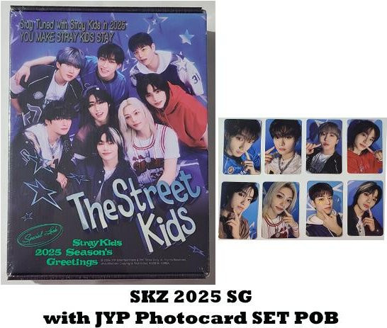 Stray Kids 2025 Weihnachtsgrüße The Street Kids in Grau und Multicolour - Bild 1