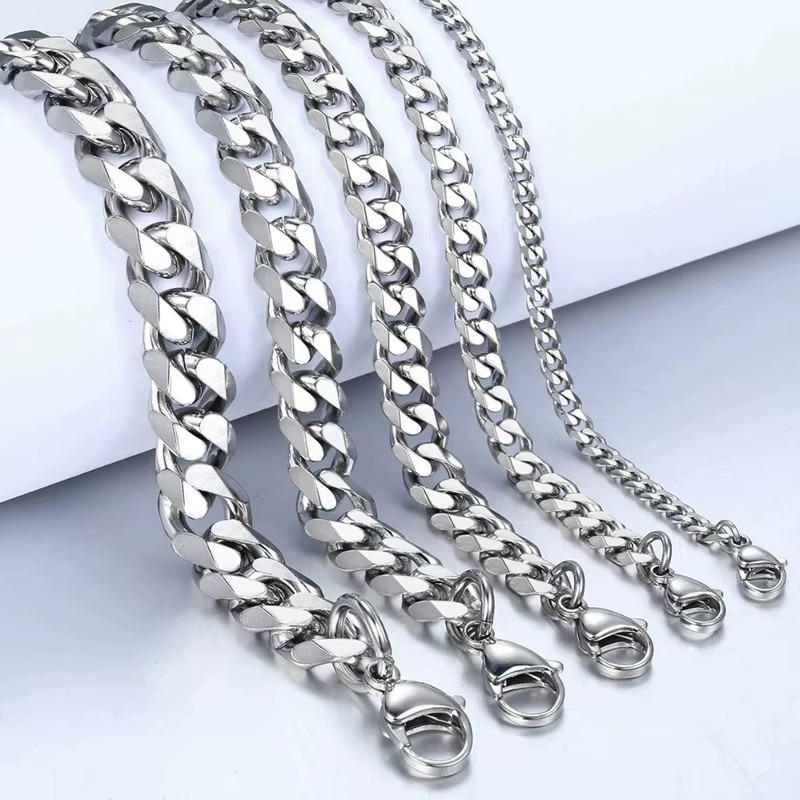 DAIPAN Kette Armband, Edelstahl, Silber, Unisex - Bild 4