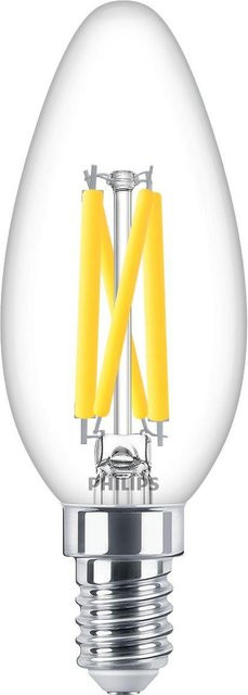 Philips LED Classic Kerzenform Lampe E14, 3,4W (40W Ersatz), Warmweiß, Transparent, Dimmbar - Bild 2