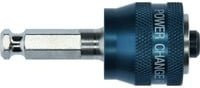 Bosch Power Change Plus Adapter 7/16 Zoll und 11 mm in Schwarz und Blau - Bild 1
