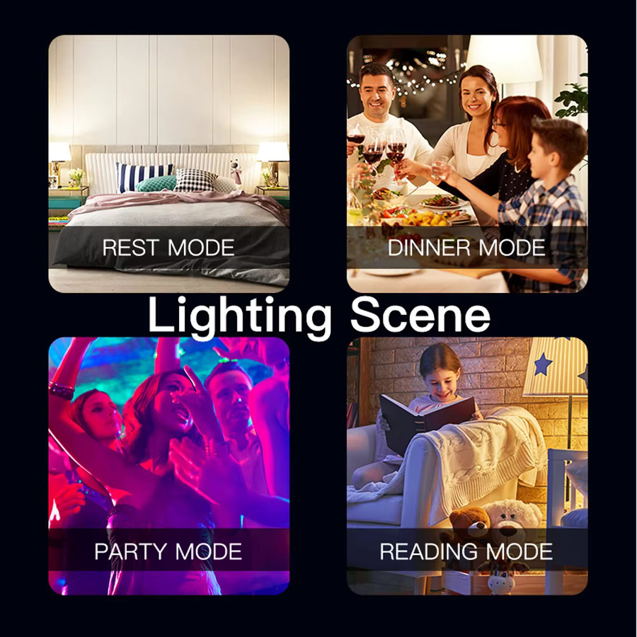 MOES Smart LED Glühbirne GU10 RGBW mit Tuya ZigBee oder WiFi, dimmbar, Steuerung per Smart Life App, Alexa und Google Assistant, Farbe Weiß - Bild 3