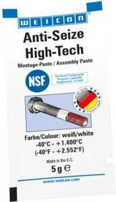 Weicon Anti-Seize High-Tech Montagepaste, metallfreie Schmier- und Trennmittelpaste, weiß, 5 g - Bild 1