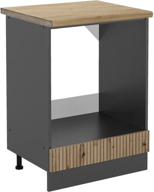 Vicco Herdbauschrank R-Line in Artisan-Eiche und Anthrazit mit 60 cm Breite - Bild 1