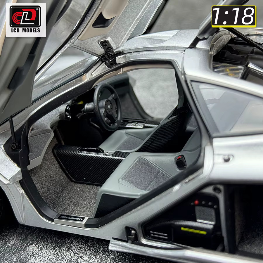 McLaren F1 XP5 Silber, Automodell, 1:18, Metall - Bild 4