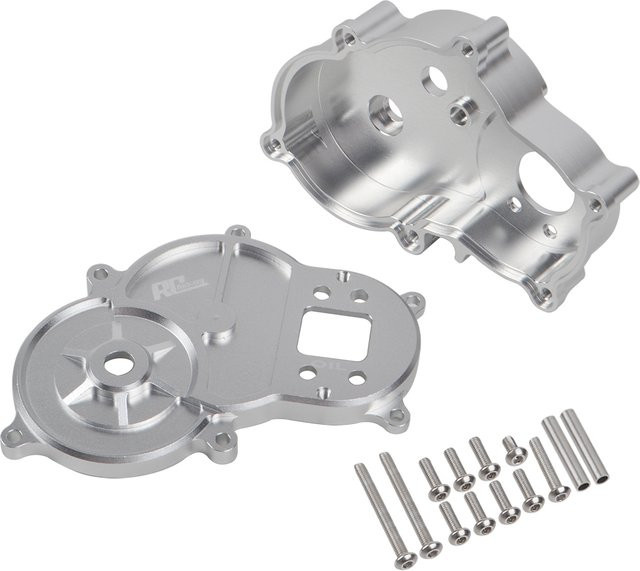 Tamiya Aluminium-Getriebegehäuse, Zubehör, Metall, Grau - Bild 1