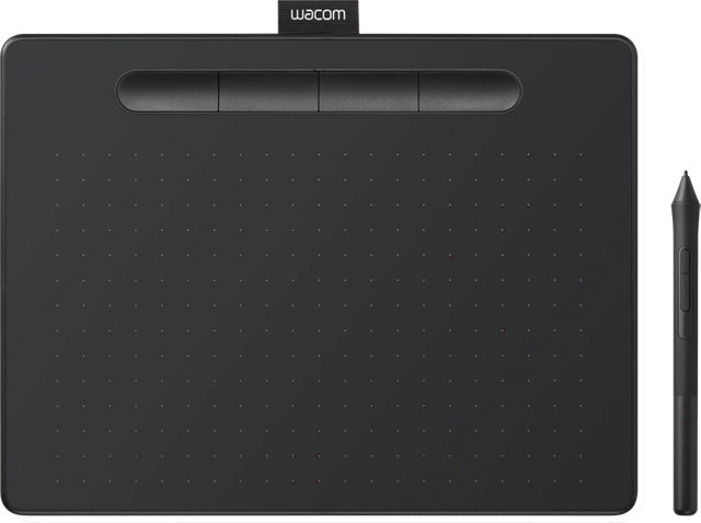 Wacom Intuos M Grafiktablett in Schwarz mit USB-C Anschluss - Bild 1