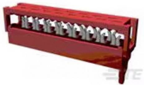 TE Connectivity Einbau-Stiftleiste Standard 1-215083-6 in Rot - Bild 1