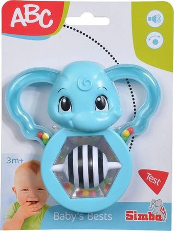 Simba ABC rasselnder Spiegelelefant für Babys ab 3 Monaten