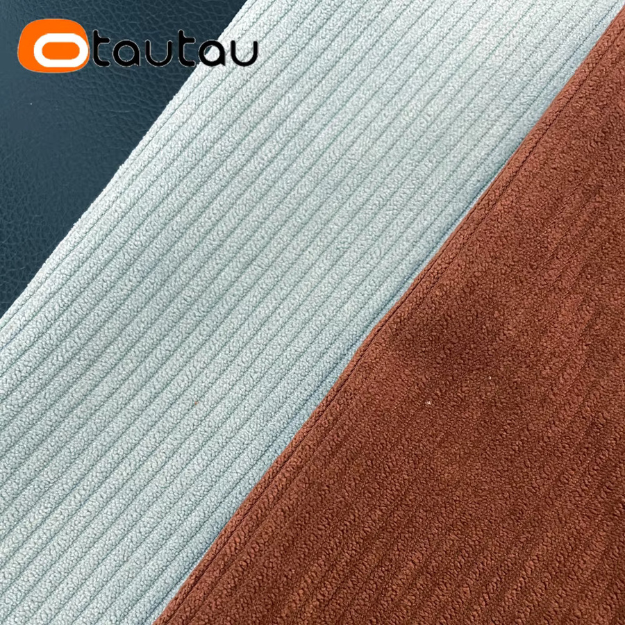 OTAUTAU Kleiner Cord-Sitzsackbezug für Kinder als Pouf oder Ottomane in Beige und Multicolour (ohne Füllung) - Bild 5