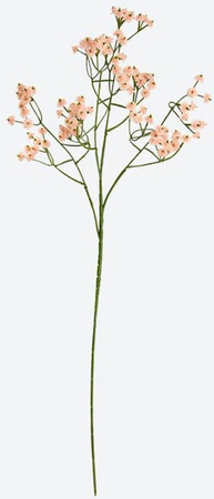 Künstliche Schleierkraut-Blume Gypsophila in Orange und Rosa, Höhe: 60 cm