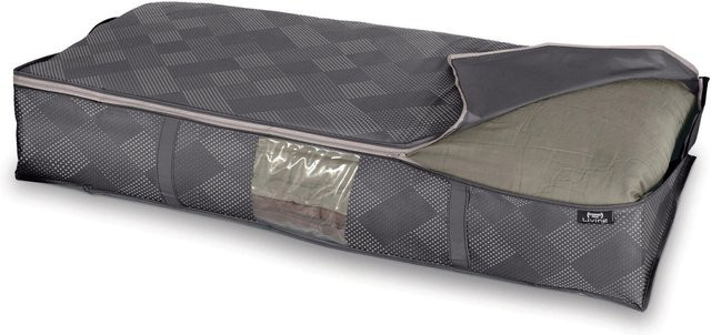 Domopak Living Kleiderhülle Pixel XL Grau, B/T/H: 95 x 45 x 18 cm - Bild 1