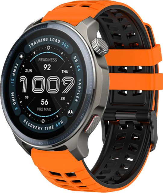 Huami Silikonarmband, orange, 22 mm, Unisex - Bild 1