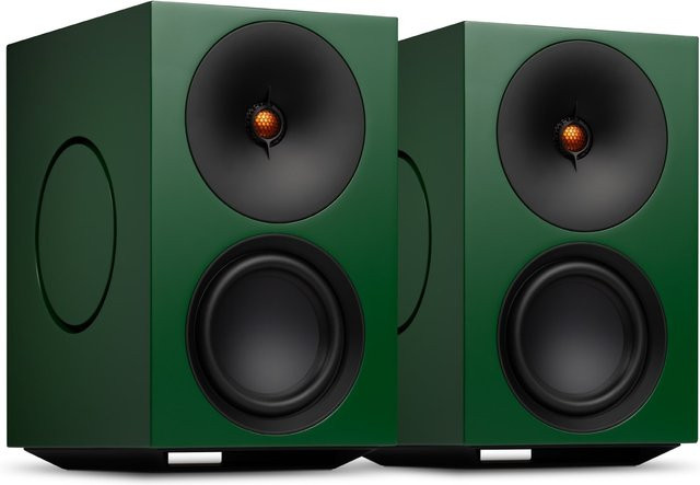 Cambridge Audio Aktivlautsprecher Paar in Grün mit Bluetooth und HDMI - Bild 1