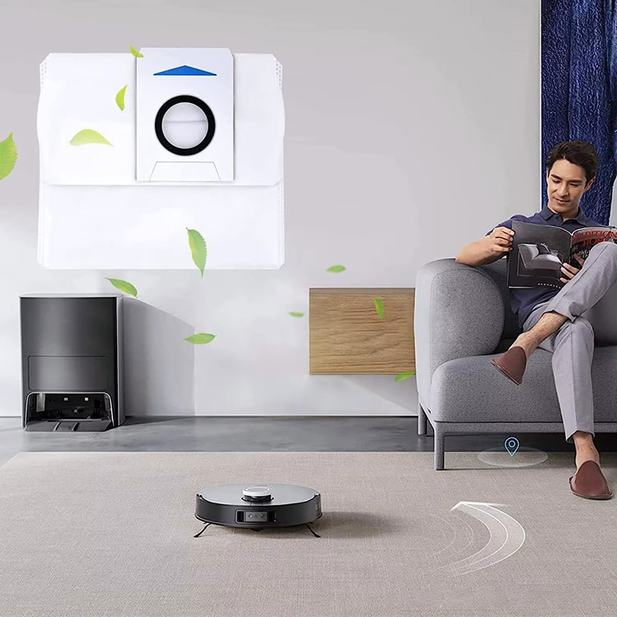 Ecovacs Staubbeutel Ersatzteile für Deebot X1 OMNI, T10 OMNI und T20 OMNI in Weiß - Bild 3