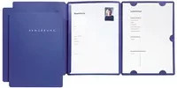 PAGNA Bewerbungsmappe Select Basic mit Klemmschiene in A4 und Blau - Bild 1