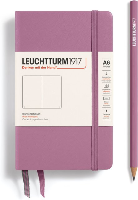 LEUCHTTURM1917 Notizbuch Pocket blanko Hardcover A6 in Dusty Rose - Bild 1