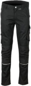 PLANAM Bundhose Norit für Damen in Schwarz mit Reflexstreifen, Größe 50 - Bild 1