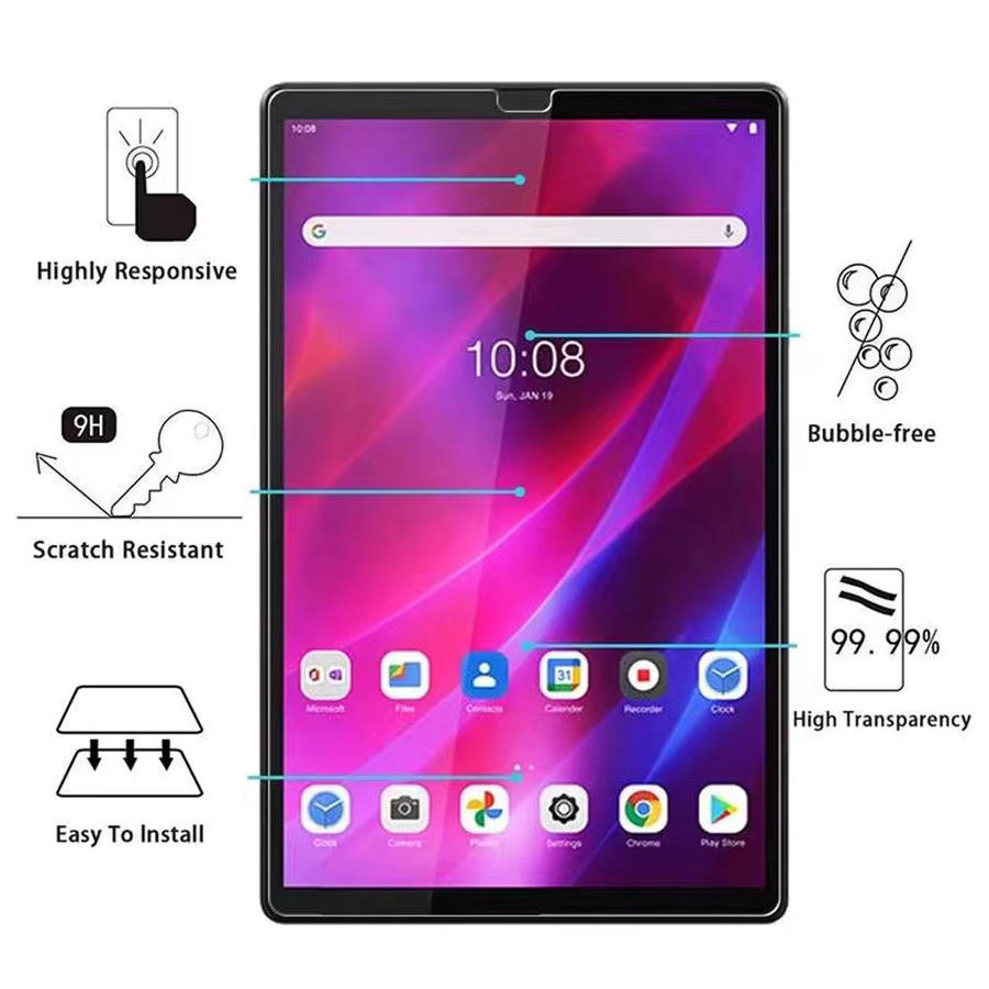 2er-Set Displayschutz aus gehärtetem Glas für Lenovo Tab K10 10,3 Zoll TB-X6C6F X6C6X, transparent und kratzfest - Bild 4