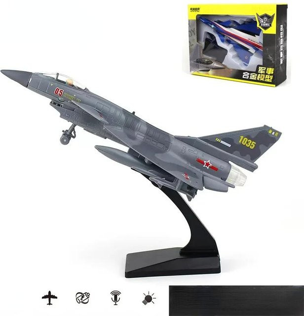 Linyi toy car Legierung J-10 Kampfflugzeug Modell, Metall, ab 14 Jahre - Bild 1