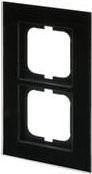 Busch-Jaeger Carat 2-fach Rahmen Schwarz aus Glas - Bild 2