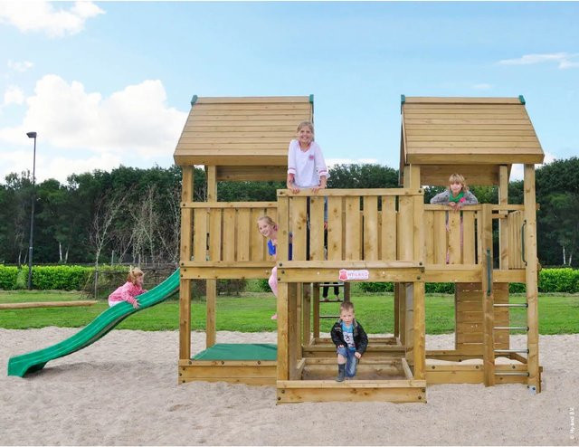 Hy-Land Spielgerät P7 mit Rutsche aus Kiefer - Bild 1