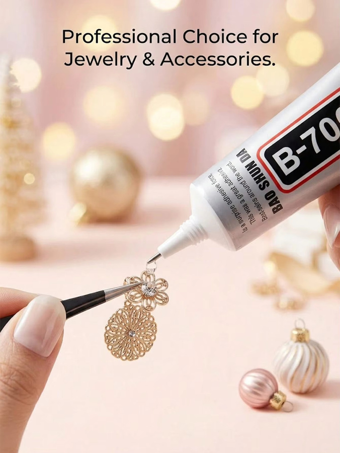 LOOLIFL B-7000 Superkleber Multifunktionaler Reparaturkleber Transparent für Handy Schmuck und Glas - Bild 2