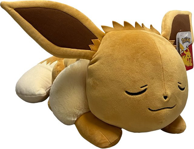 Pokémon Evoli schlafend Plüsch Kuscheltier 45cm - Bild 1