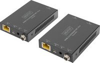 Digitus HDMI Extender Set 4K/60Hz HDMI Verlängerung über Ethernet/LAN Schwarz 70 m - Bild 1