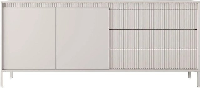 Sideboard Nursema Vente-unique in Beige, Breite: 187,1 cm - Bild 1
