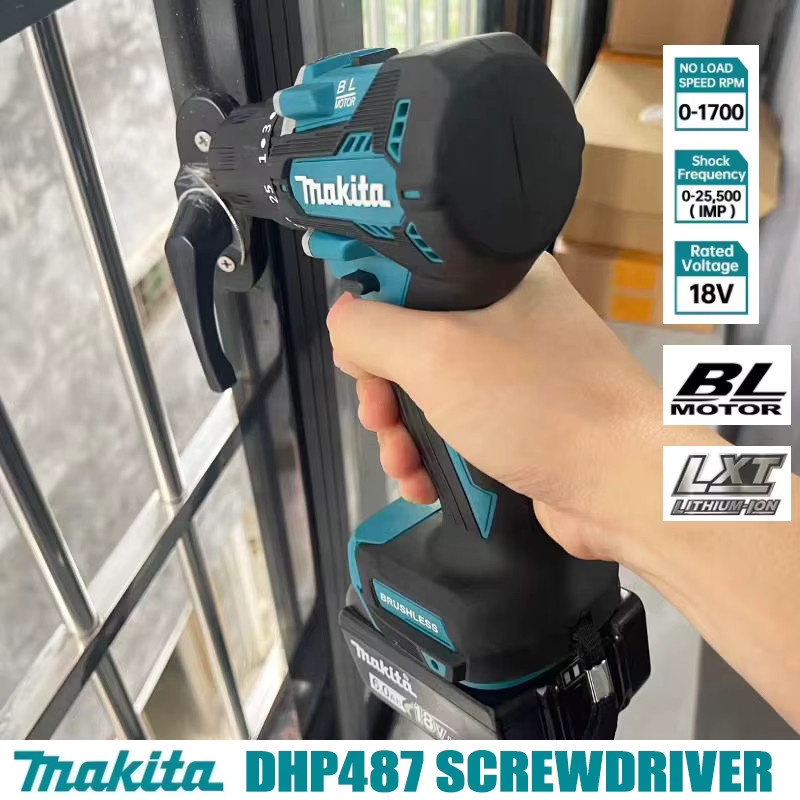 Makita DHP487Z 18V LXT Akku-Schlagbohrschrauber mit bürstenlosem Motor - Bild 3
