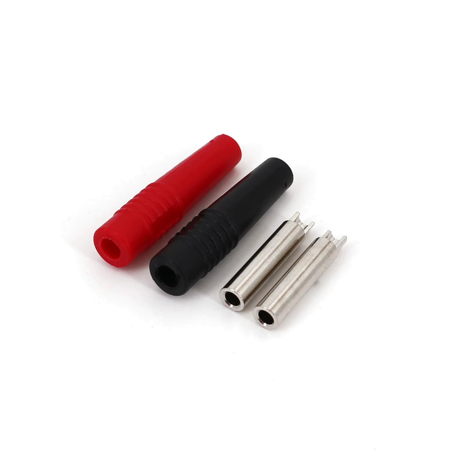 10 Stück Bananenstecker 2mm isolierte Lötbuchsen in Rot - Bild 2