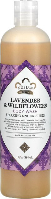 Nubian Heritage Duschgel Lavendel & Wildblumen, 384 ml, Unisex - Bild 1