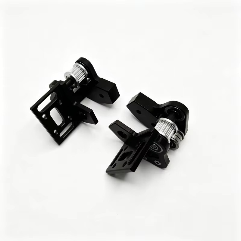 Funssor Live Idler XY Gelenkkit aus Aluminium CNC-gefräst für Voron 0.1/0.2 3D-Drucker mit 6mm Riemen, Schwarz - Bild 1