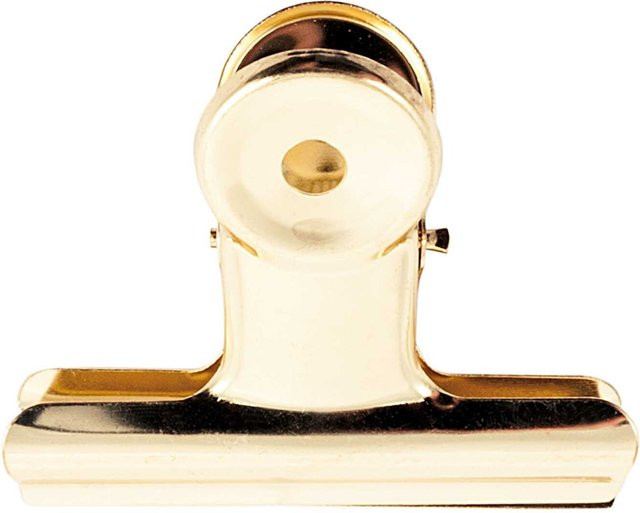 Rico Design Paper Poetry Klemmbrettklammern in Gold, 50 mm, 2 Stück - Bild 1
