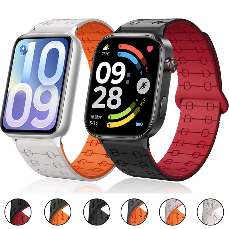 jansin Uhrenarmband Silikon, magnetisch, Unisex - Bild 6