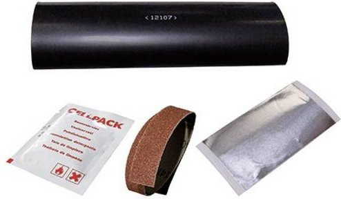 CellPack Schrumpfschlauch-Set 146123 in Schwarz mit 7mm und 25mm Durchmesser - Bild 1