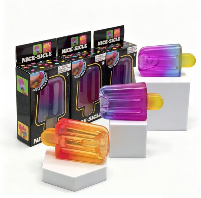 soulbao Farbverlauf Eiscreme Quetschspielzeug, Squishy Fidget-Spielzeug - Bild 1