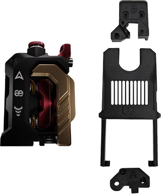Creality DXC2 Extruder One Snap Away D3vil Fang Cutter System mit Druckteil für Creality K2 3D-Drucker - Bild 1