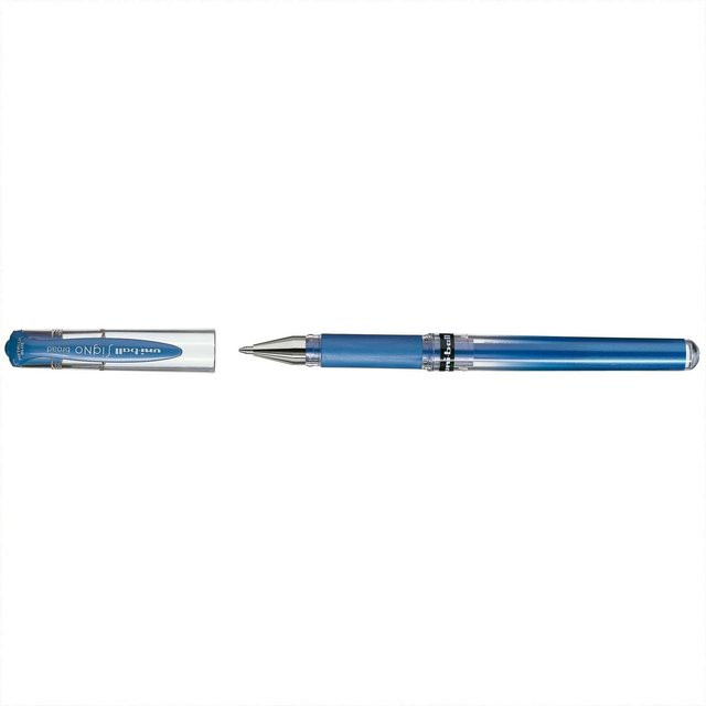 Uni-Ball Signo Broad UM-153 Gelroller mit 1mm Spitze in Blau-Metallic - Bild 1