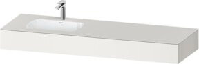 Duravit Qatego Einbauwaschtisch-Möbel-Set in Weiss Matt, B/T/H: 160 x 55 x 17 cm - Bild 1