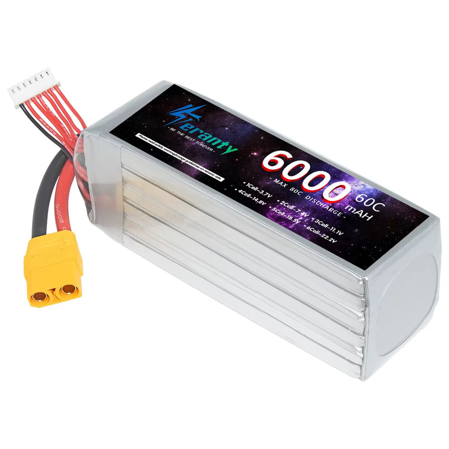 Teranty Lipo Batterie für RC Auto FPV LKW Hubschrauber mit XT60 XT90 Stecker - Bild 3
