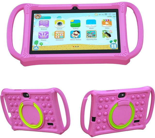 BDF-C1 Kinder Tablet mit 7 Zoll Display, Android 13, 4GB RAM, 64GB Speicher, WiFi und Bluetooth in Rosa - Bild 1