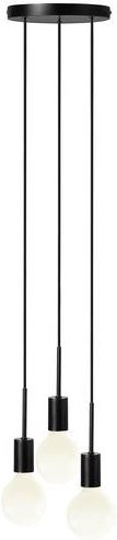 Nordlux Paco 3-Spot Pendelleuchte Schwarz E27 aus Metall im industriellen Design - Bild 1