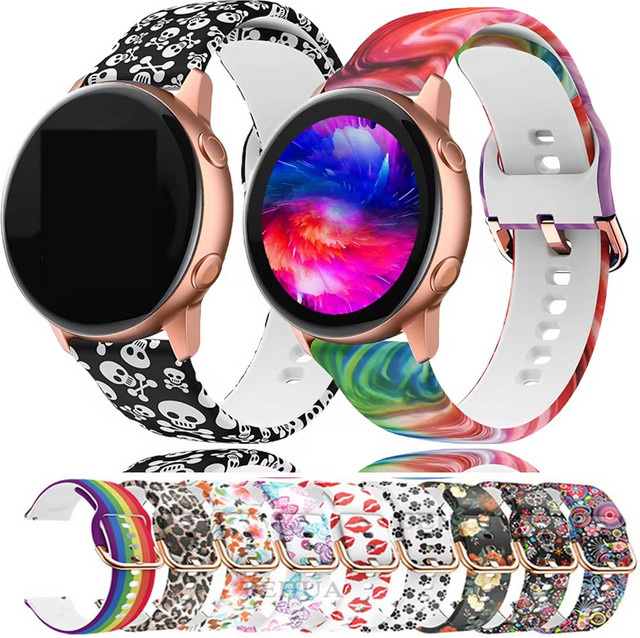 NEY Uhrenarmband Silikon, Bunt, Verspielt, 22/20 mm - Bild 1