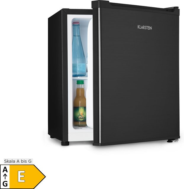 Klarstein Snoopy Eco Mini-Kühlschrank mit Gefrierfach, Schwarz, 41 Liter - Bild 1