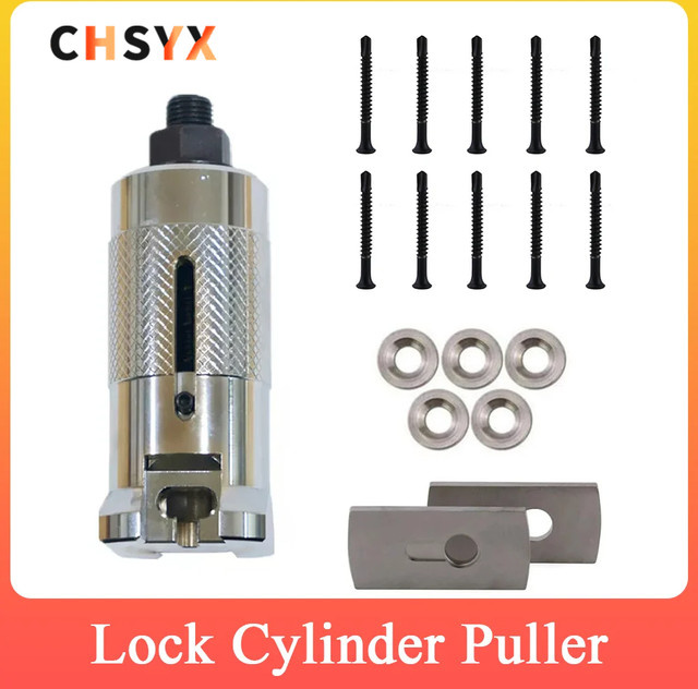 CHSYX Schlosszylinder-Extractor aus Edelstahl in Silber - Bild 1