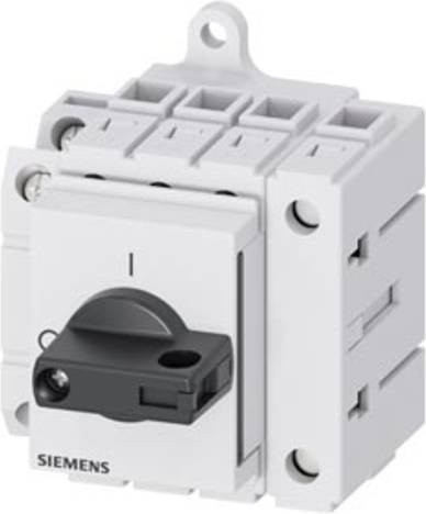 Siemens Lasttrennschalter Schwarz 4polig 32A 16mm² 1 Schließer 1 Öffner 690 V/AC 3LD32301TL11 - Bild 1