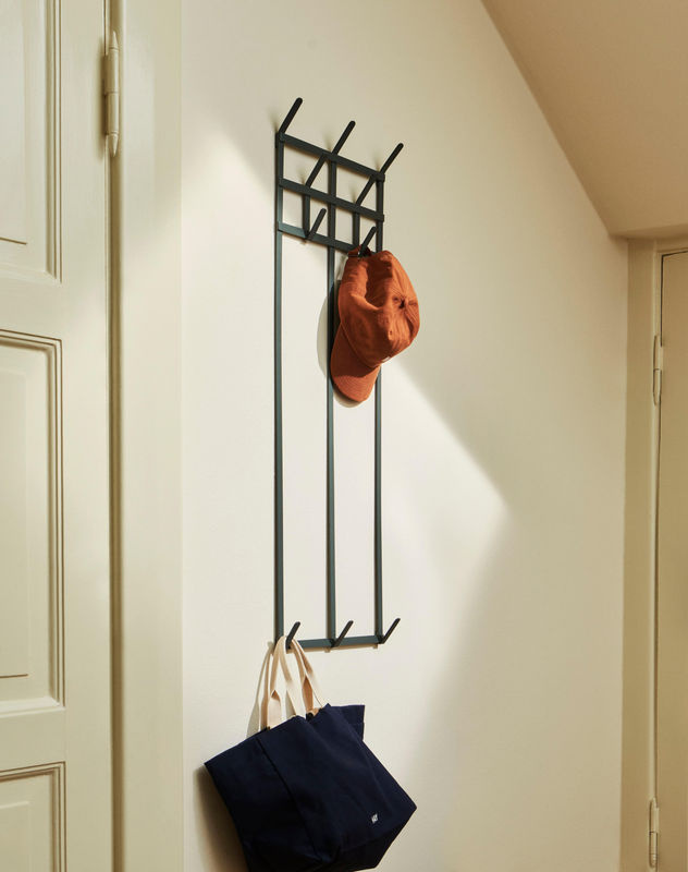 HAY Tape Garderobe aus Stahl in Schwarz Matt im Industrial Design - Bild 2